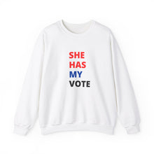 Load image into Gallery viewer, She has my vote Crewneck Sweatshirt
